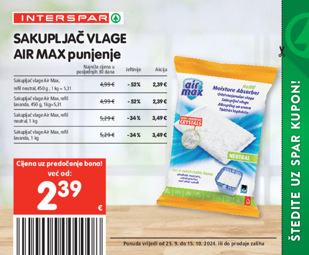 INTERSPAR katalog pogodnosti 25.09.-15.10.