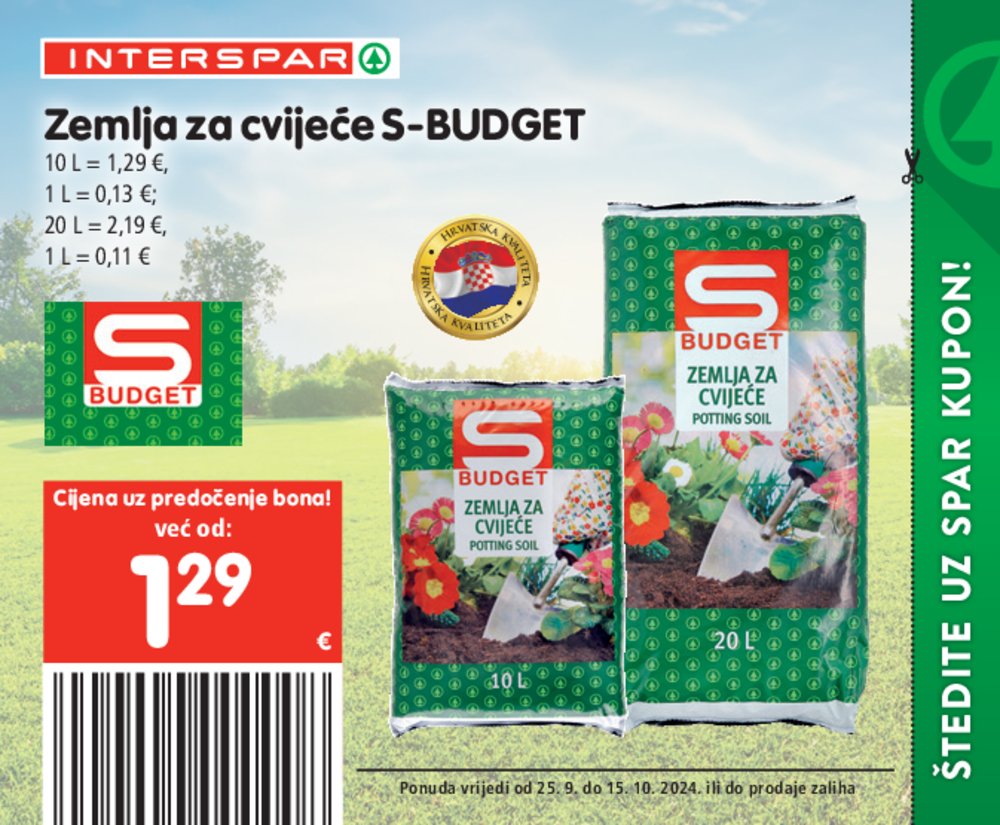 INTERSPAR katalog pogodnosti 25.09.-15.10.