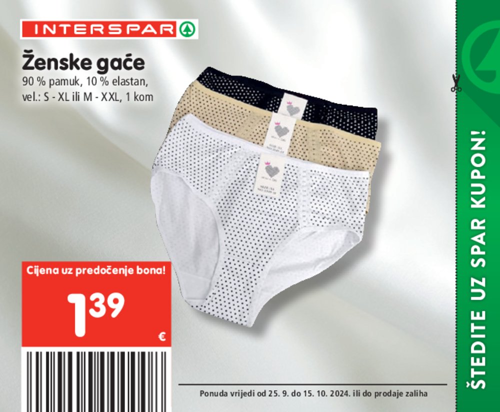 INTERSPAR katalog pogodnosti 25.09.-15.10.