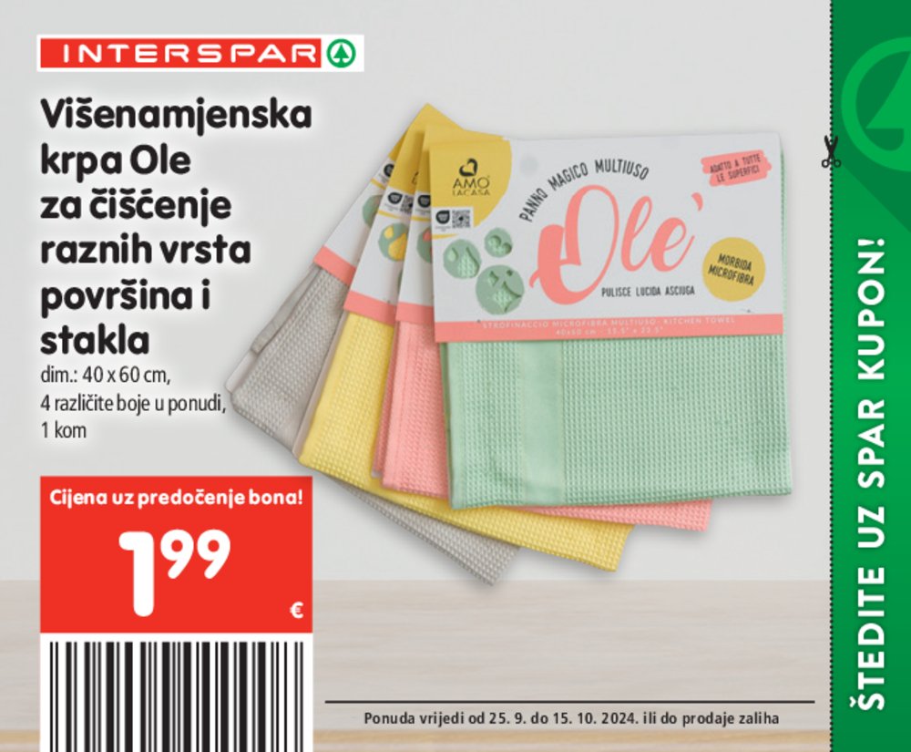 INTERSPAR katalog pogodnosti 25.09.-15.10.