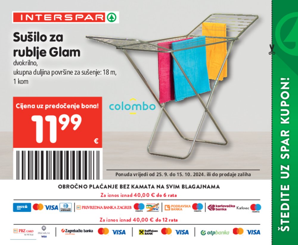 INTERSPAR katalog pogodnosti 25.09.-15.10.