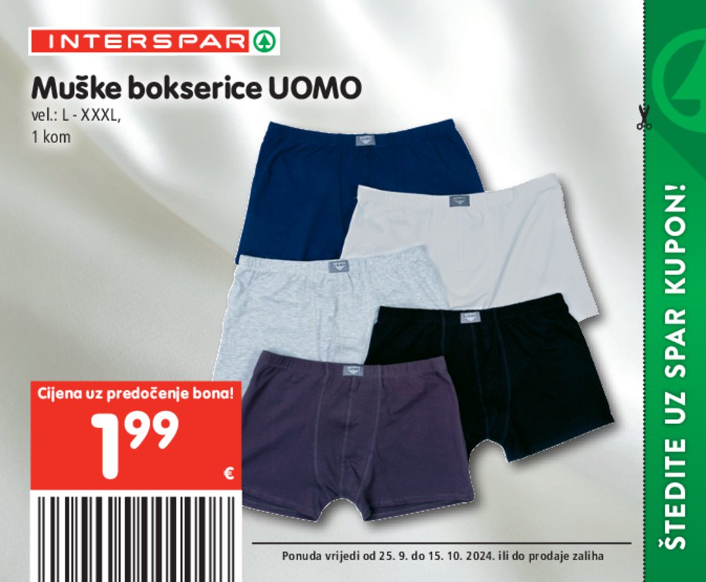 INTERSPAR katalog pogodnosti 25.09.-15.10.