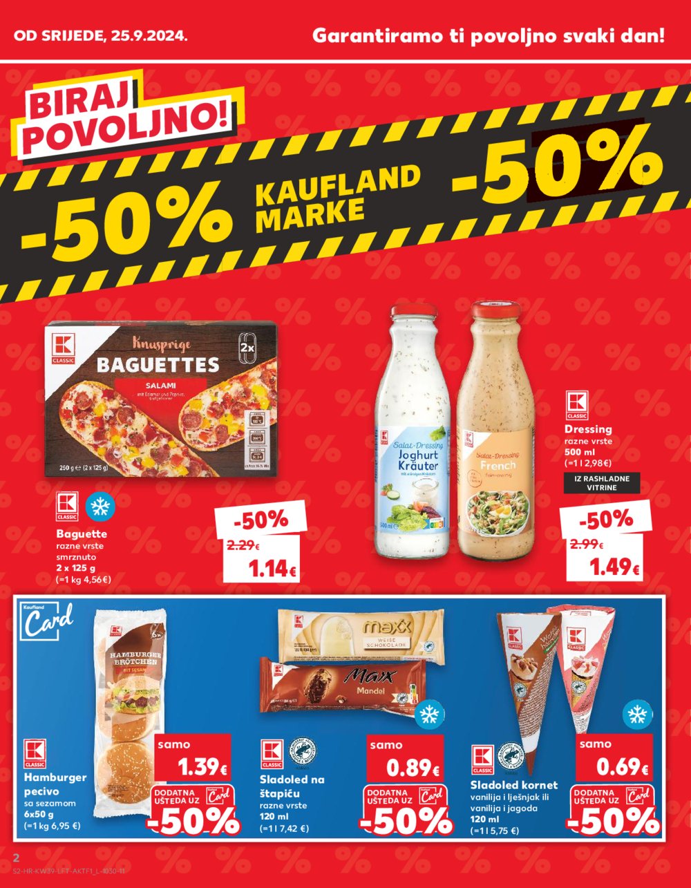 Kaufland katalog Akcija 25.09.-01.10.2024. Dugo Selo