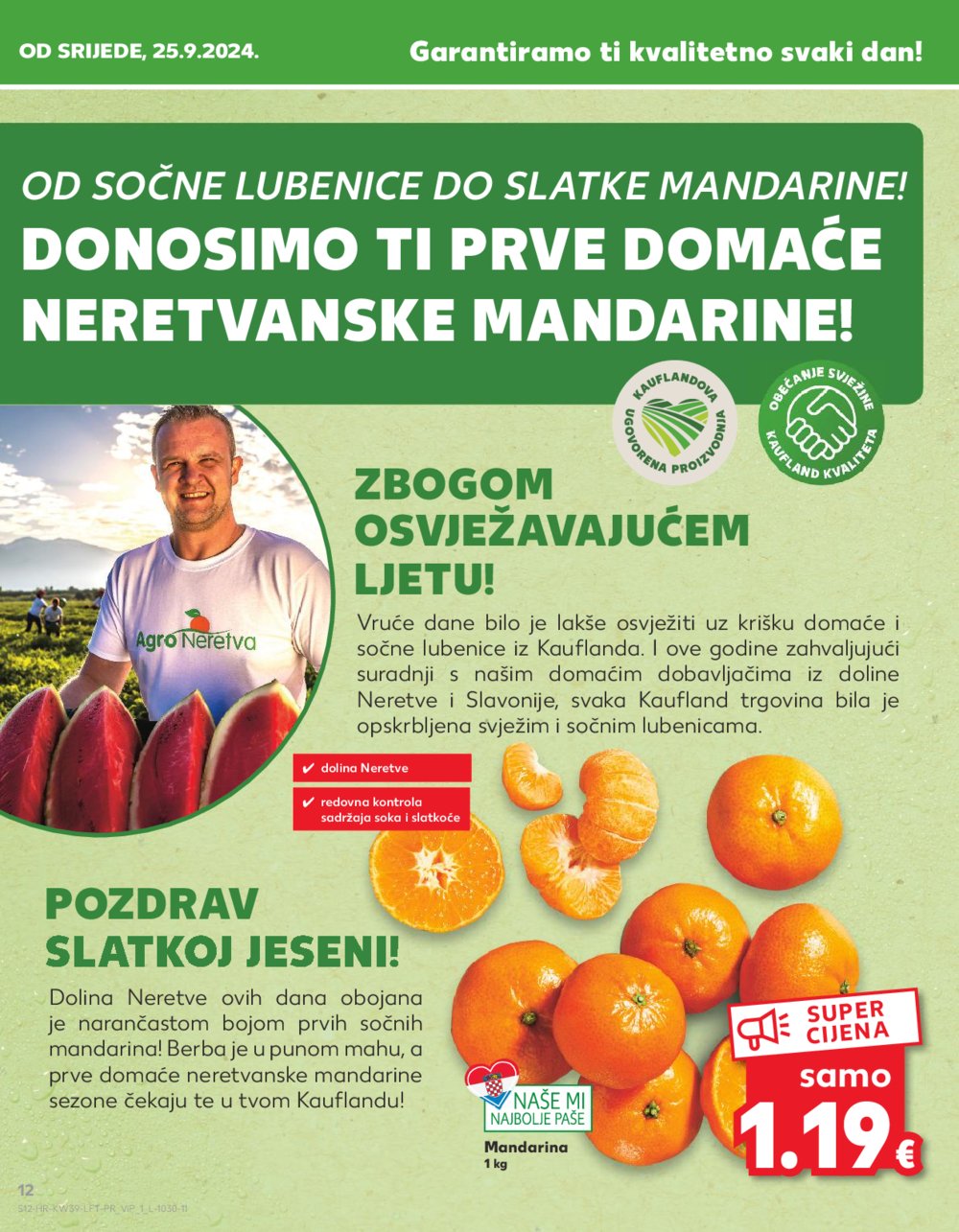 Kaufland katalog Akcija 25.09.-01.10.2024. Dugo Selo