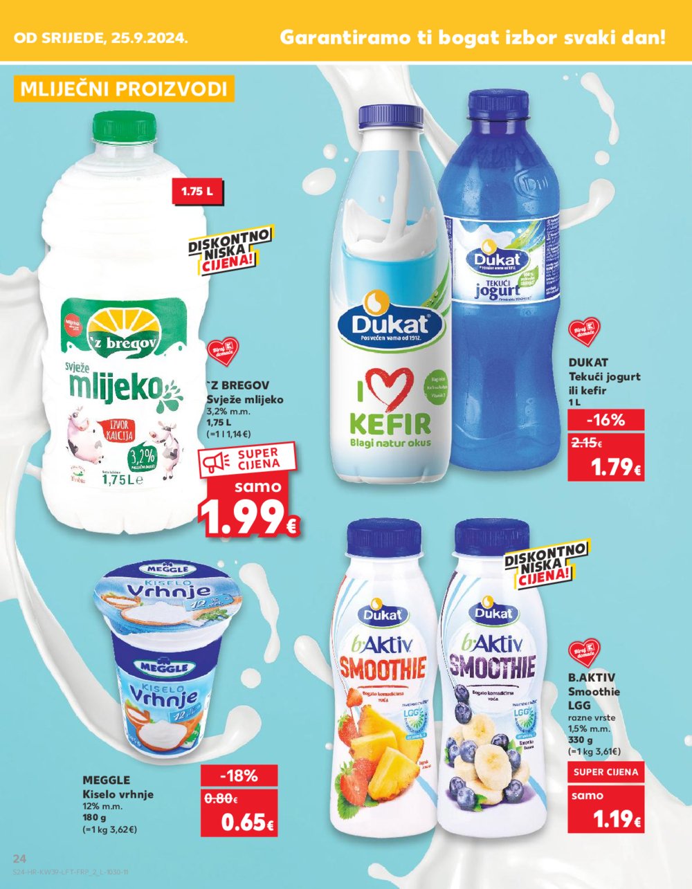 Kaufland katalog Akcija 25.09.-01.10.2024. Dugo Selo