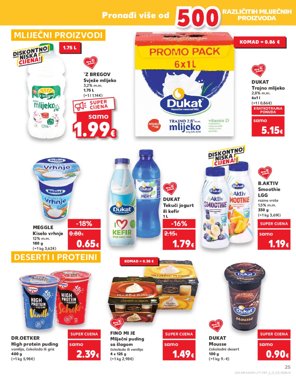 Kaufland katalog Akcija 25.09.-01.10.2024. Dugo Selo