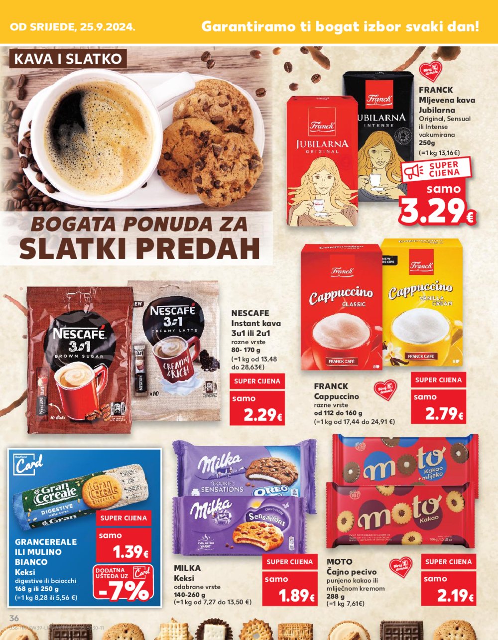 Kaufland katalog Akcija 25.09.-01.10.2024. Dugo Selo