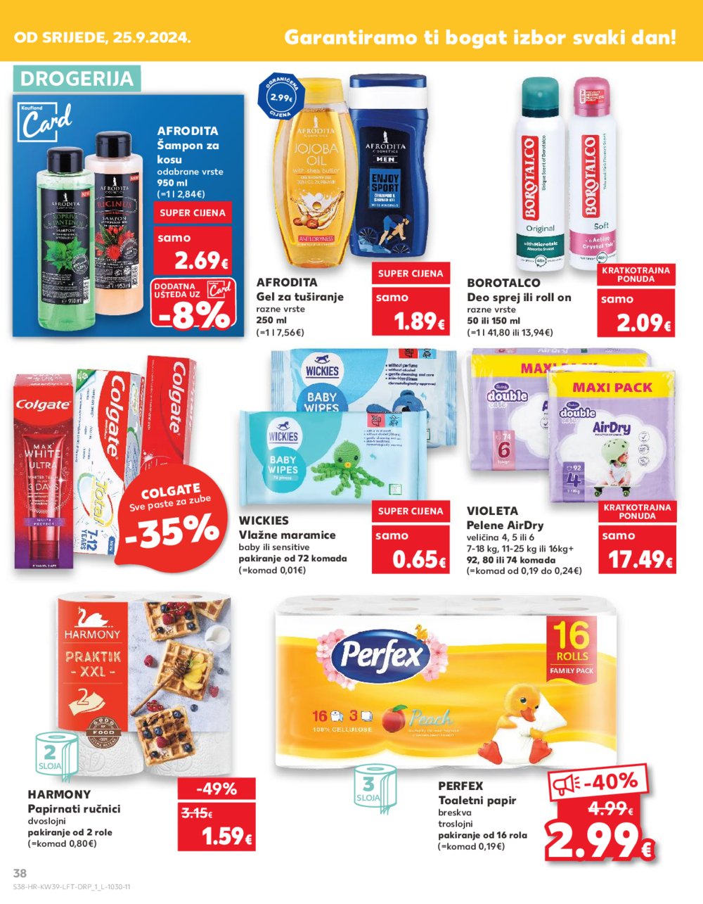 Kaufland katalog Akcija 25.09.-01.10.2024. Dugo Selo