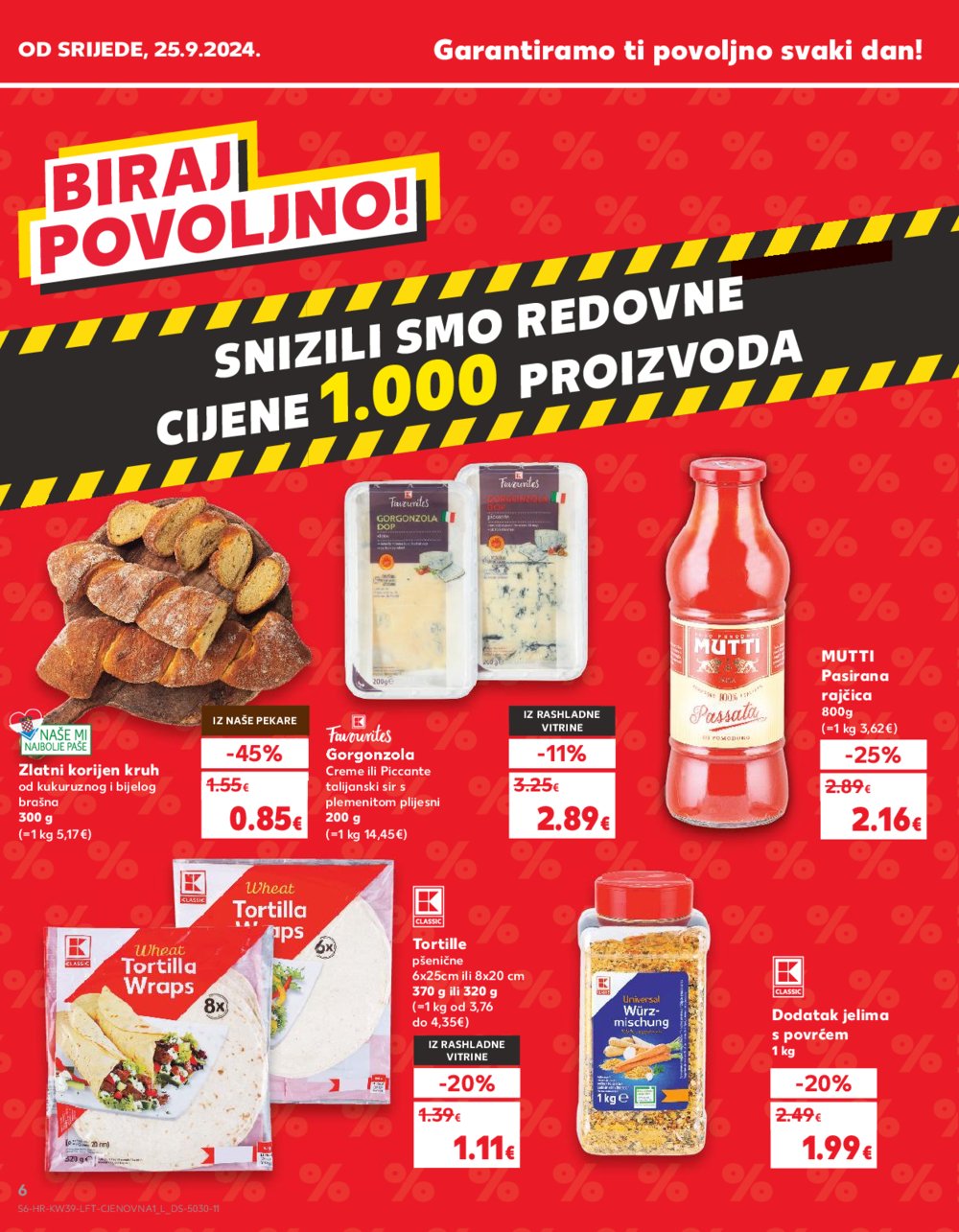 Kaufland katalog Akcija 25.09.-01.10.2024. Dugo Selo