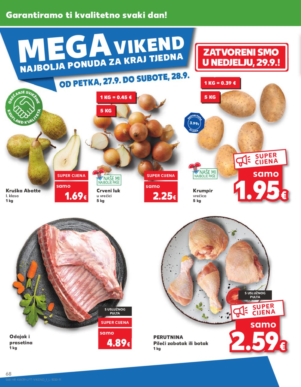 Kaufland katalog Akcija 25.09.-01.10.2024. Dugo Selo