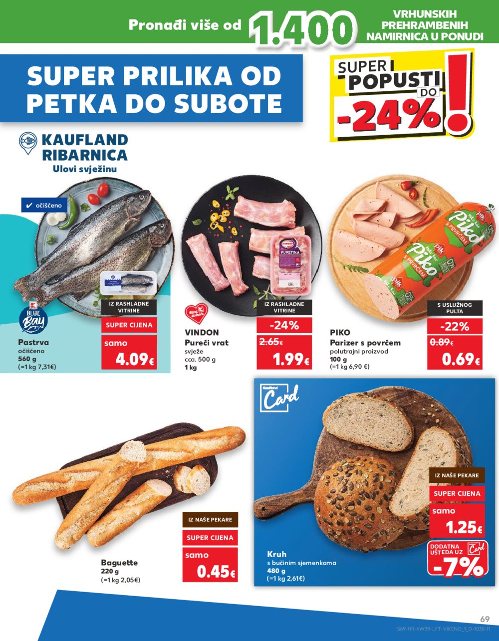 Kaufland katalog Akcija 25.09.-01.10.2024. Dugo Selo