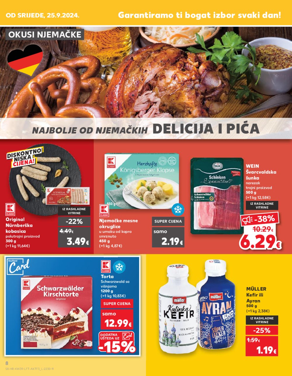 Kaufland katalog Akcija 25.09.-01.10.2024. Dugo Selo