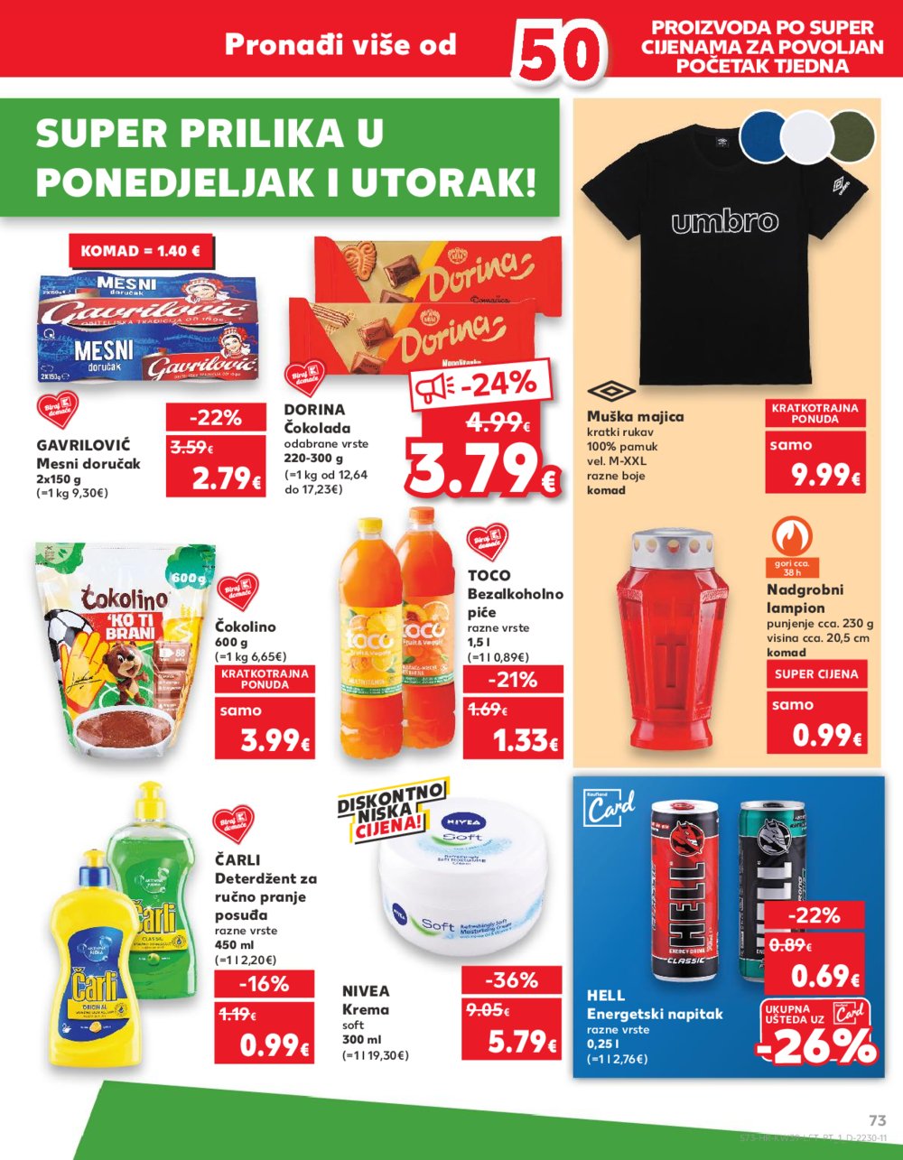 Kaufland katalog Akcija 25.09.-01.10.2024. Dugo Selo