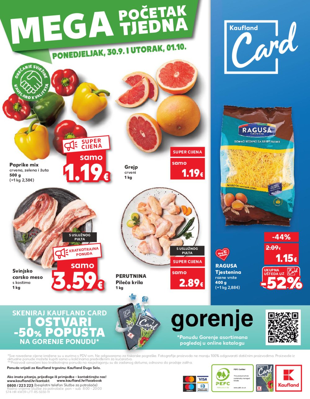 Kaufland katalog Akcija 25.09.-01.10.2024. Dugo Selo