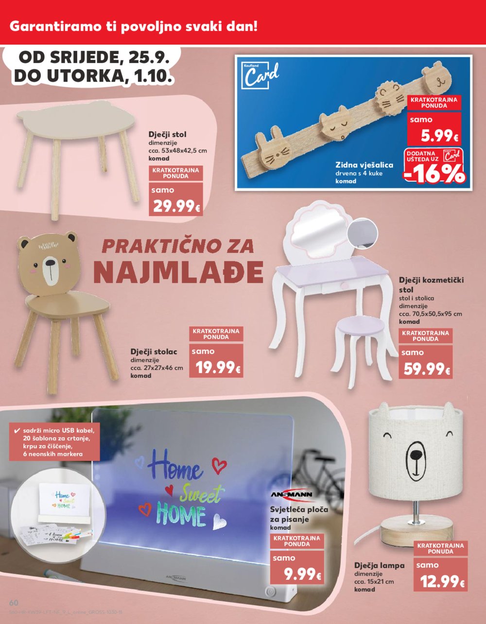 Kaufland katalog Akcija 25.09.-01.10.2024. Odabrane poslovnice