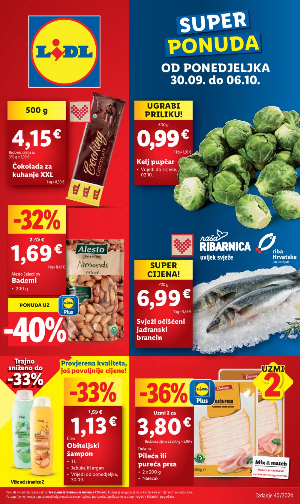 Lidl Super ponuda od ponedjeljka 30.09.-06.10.2024.