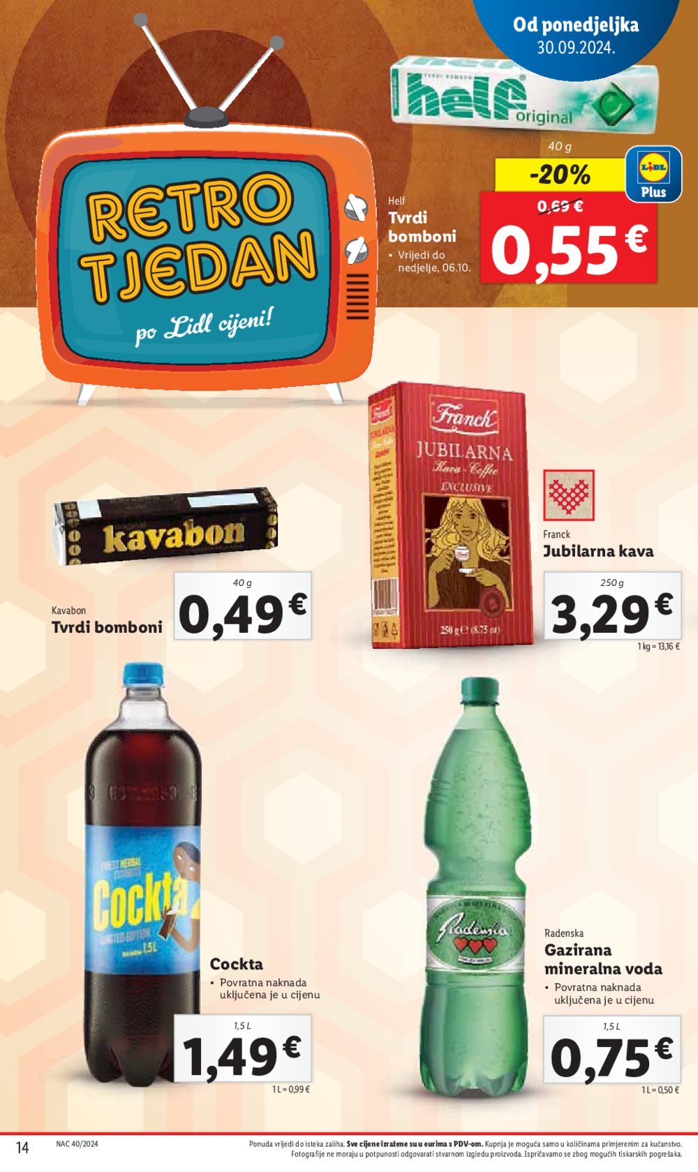 Lidl Super ponuda od ponedjeljka 30.09.-06.10.2024.