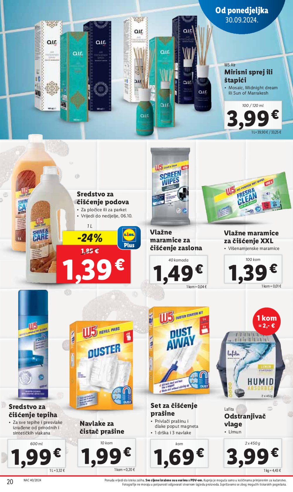 Lidl Super ponuda od ponedjeljka 30.09.-06.10.2024.