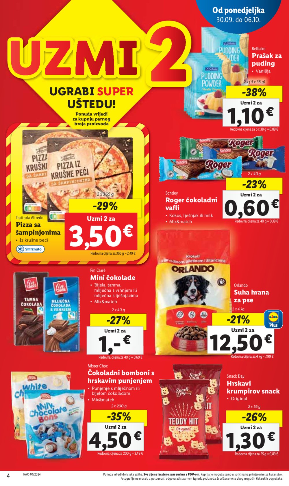 Lidl Super ponuda od ponedjeljka 30.09.-06.10.2024.