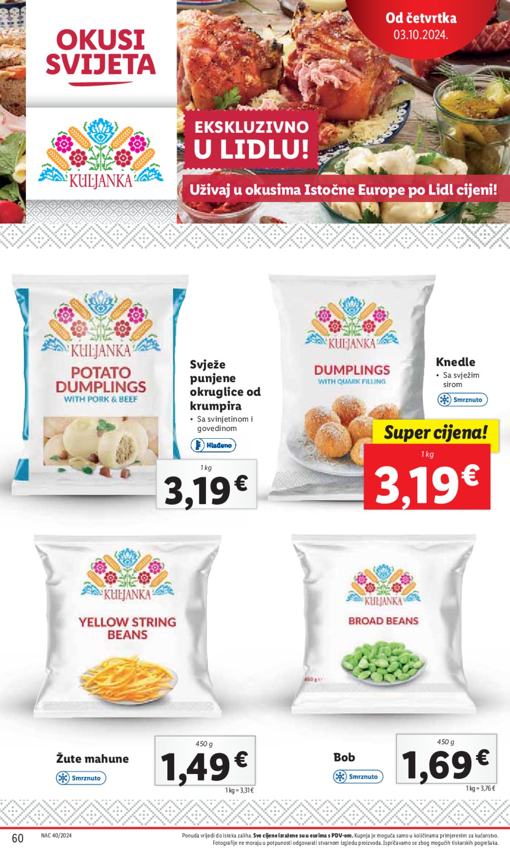 Lidl Super ponuda od ponedjeljka 30.09.-06.10.2024.