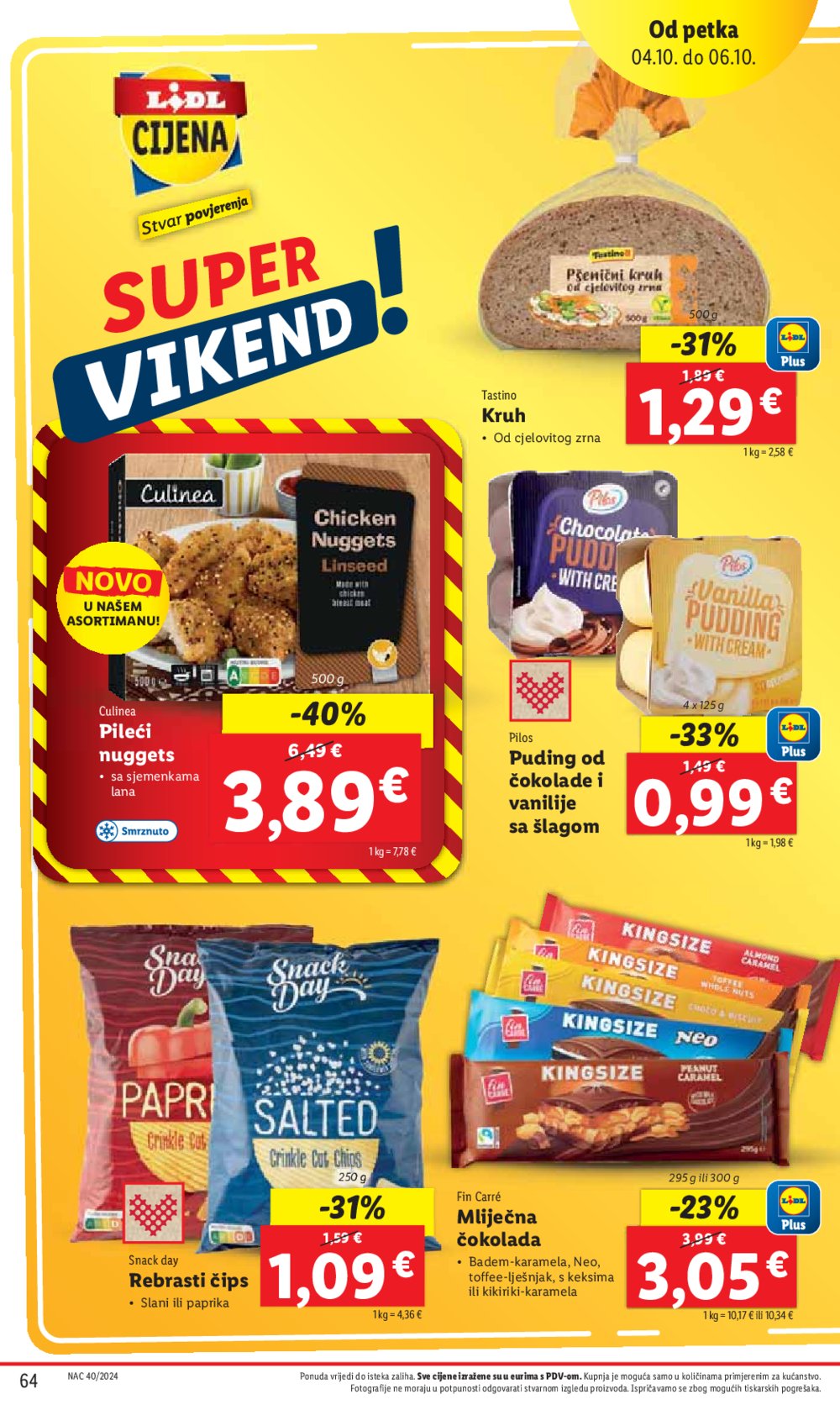 Lidl Super ponuda od ponedjeljka 30.09.-06.10.2024.