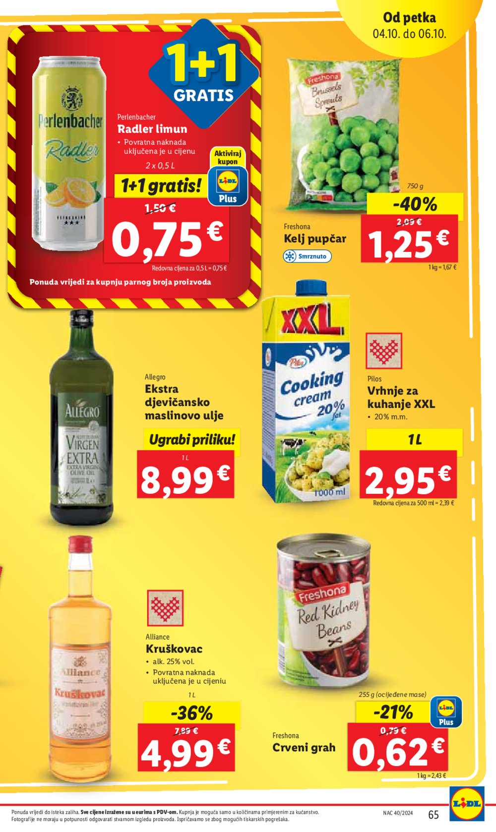 Lidl Super ponuda od ponedjeljka 30.09.-06.10.2024.