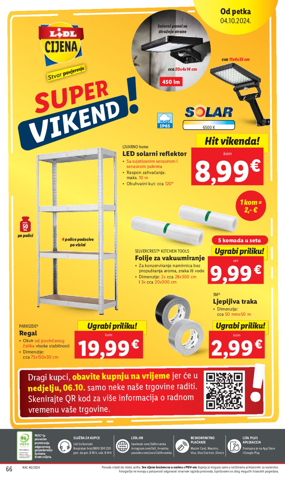 Lidl Super ponuda od ponedjeljka 30.09.-06.10.2024.