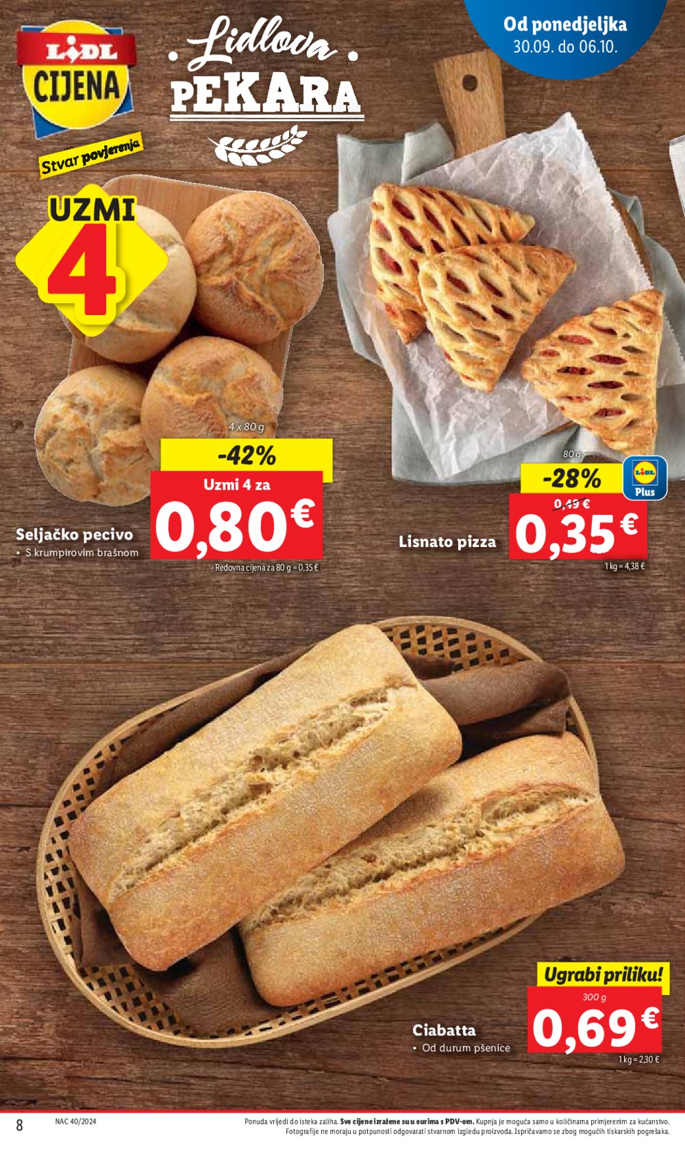 Lidl Super ponuda od ponedjeljka 30.09.-06.10.2024.