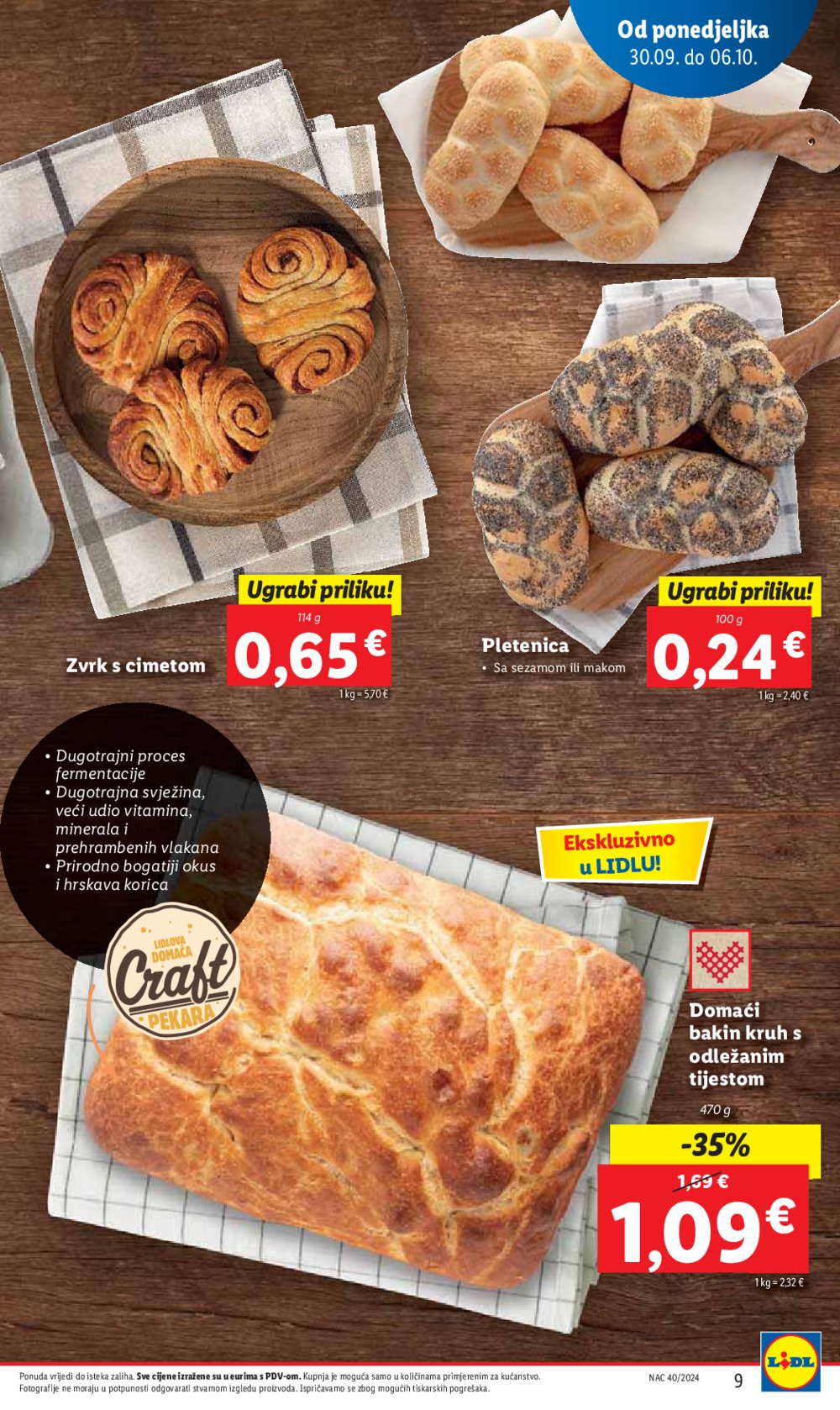 Lidl Super ponuda od ponedjeljka 30.09.-06.10.2024.