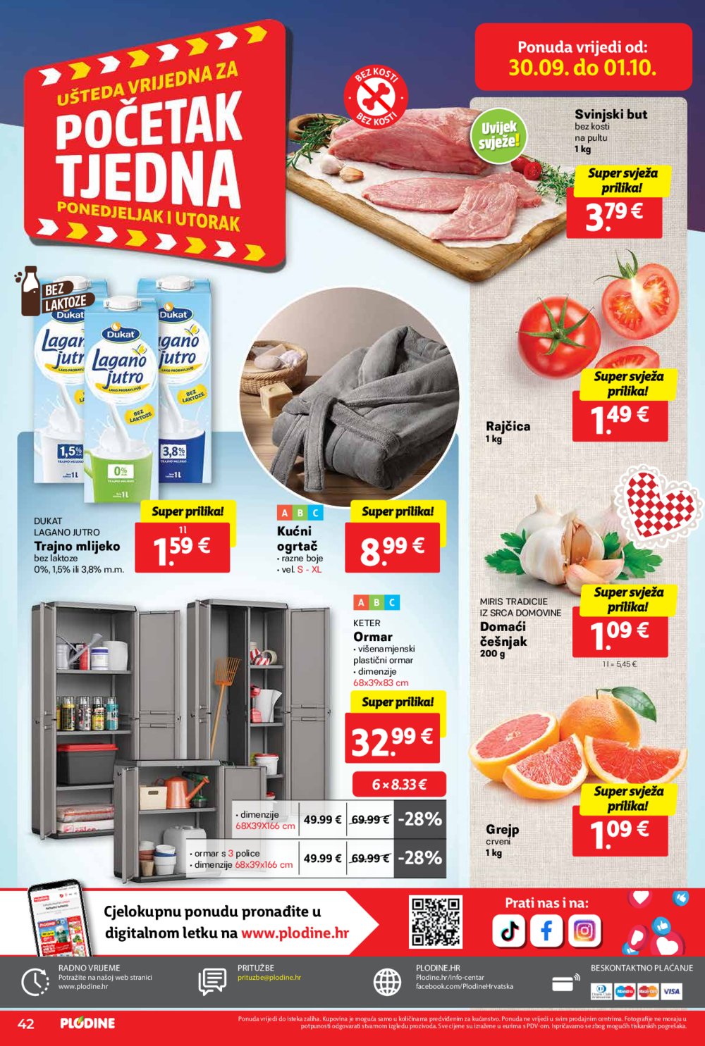 Plodine katalog Akcija 25.09.-01.10.2024.