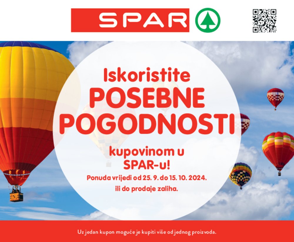 SPAR katalog pogodnosti 25.09.-15.10.2024..