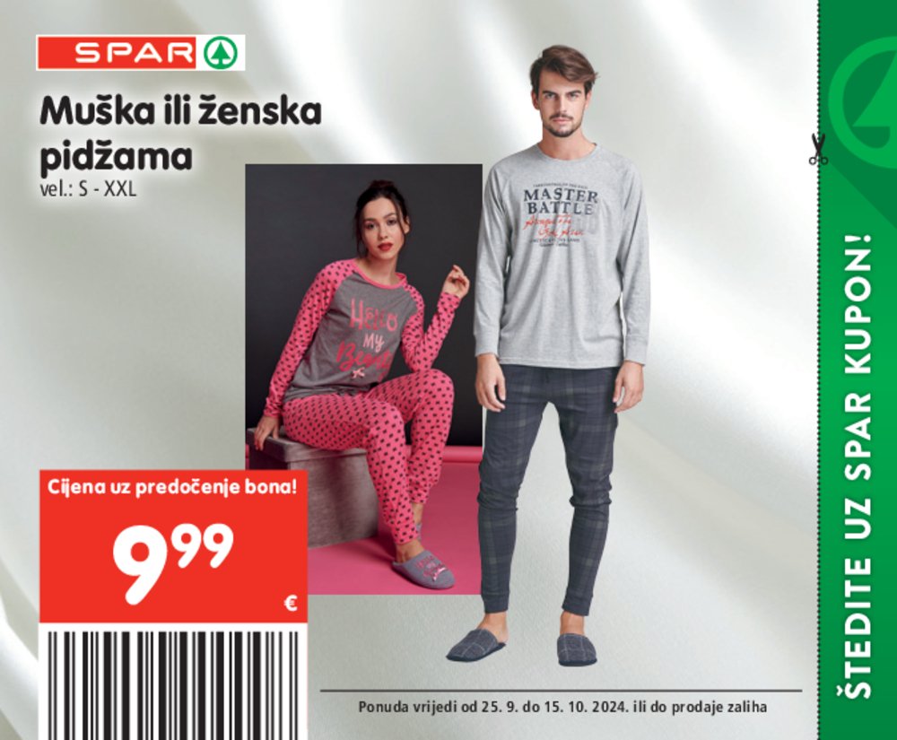 SPAR katalog pogodnosti 25.09.-15.10.2024..