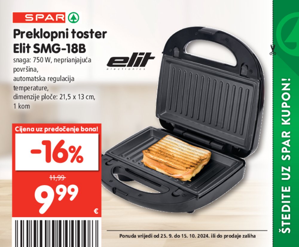 SPAR katalog pogodnosti 25.09.-15.10.2024..