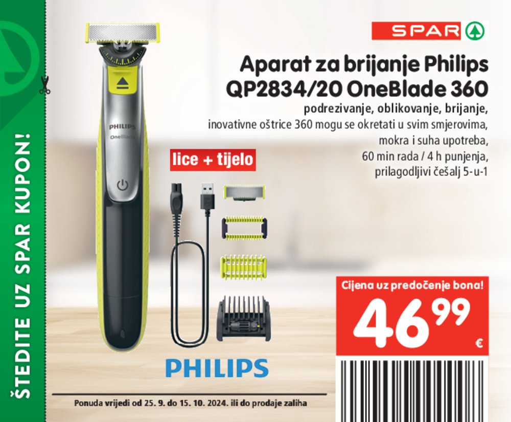 SPAR katalog pogodnosti 25.09.-15.10.2024..