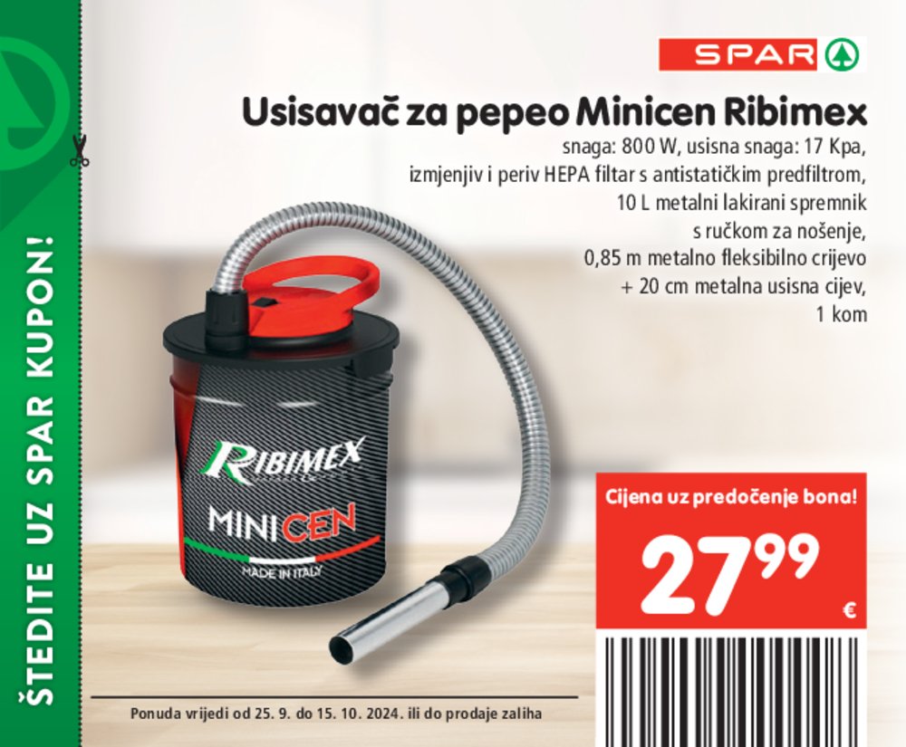 SPAR katalog pogodnosti 25.09.-15.10.2024..