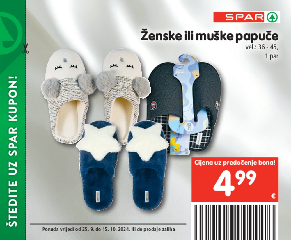 SPAR katalog pogodnosti 25.09.-15.10.2024..