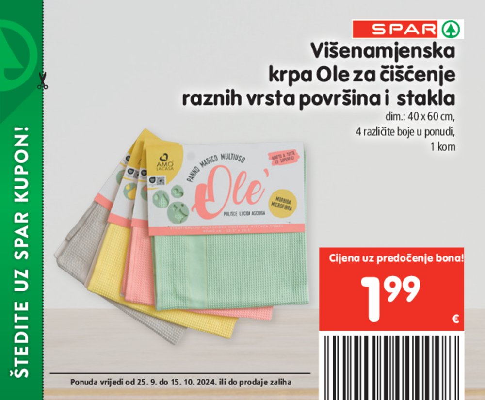 SPAR katalog pogodnosti 25.09.-15.10.2024..