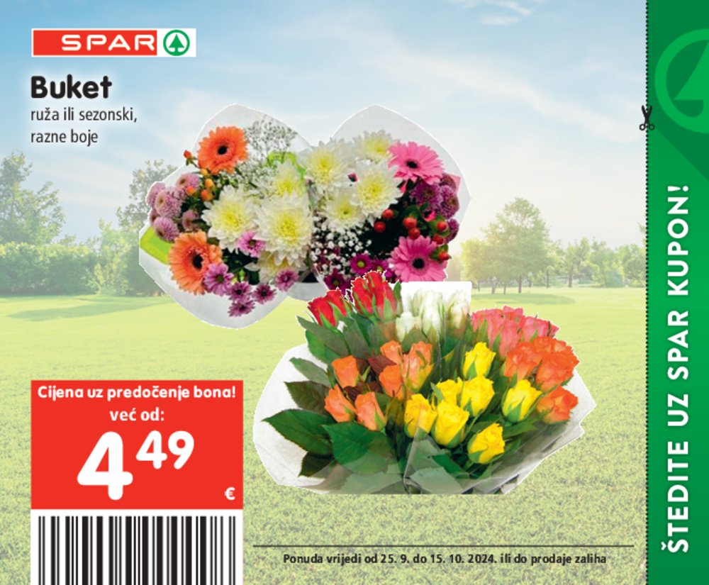 SPAR katalog pogodnosti 25.09.-15.10.2024..