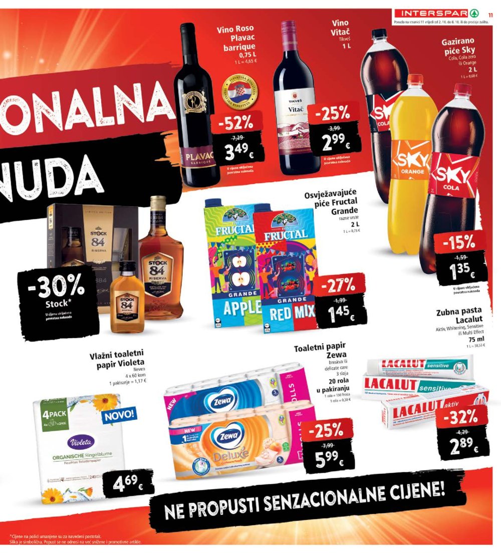 INTERSPAR katalog Akcija 02.10.-08.10.2024.