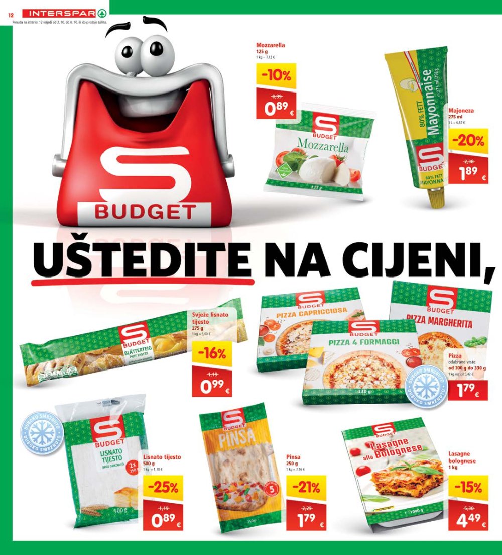 INTERSPAR katalog Akcija 02.10.-08.10.2024.