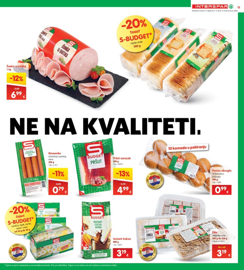 INTERSPAR katalog Akcija 02.10.-08.10.2024.