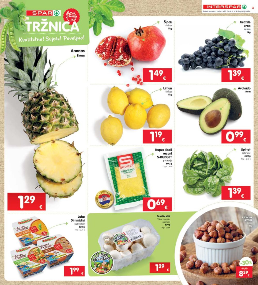 INTERSPAR katalog Akcija 02.10.-08.10.2024.