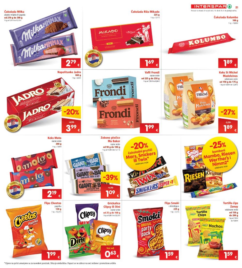 INTERSPAR katalog Akcija 02.10.-08.10.2024.