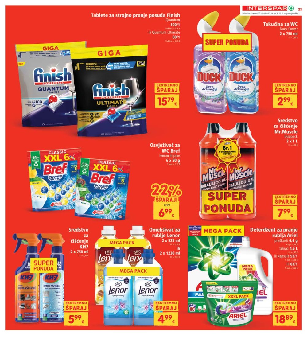 INTERSPAR katalog Akcija 02.10.-08.10.2024.