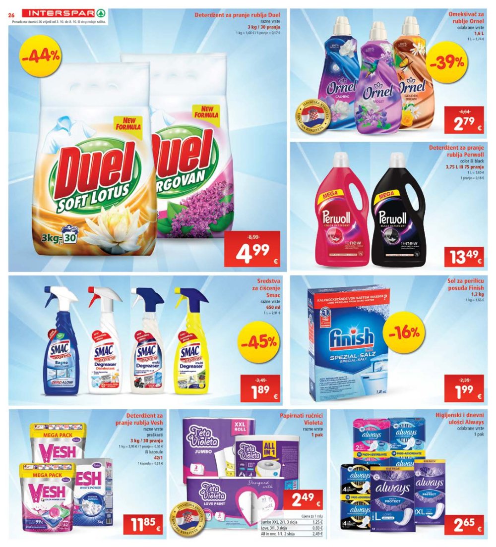 INTERSPAR katalog Akcija 02.10.-08.10.2024.