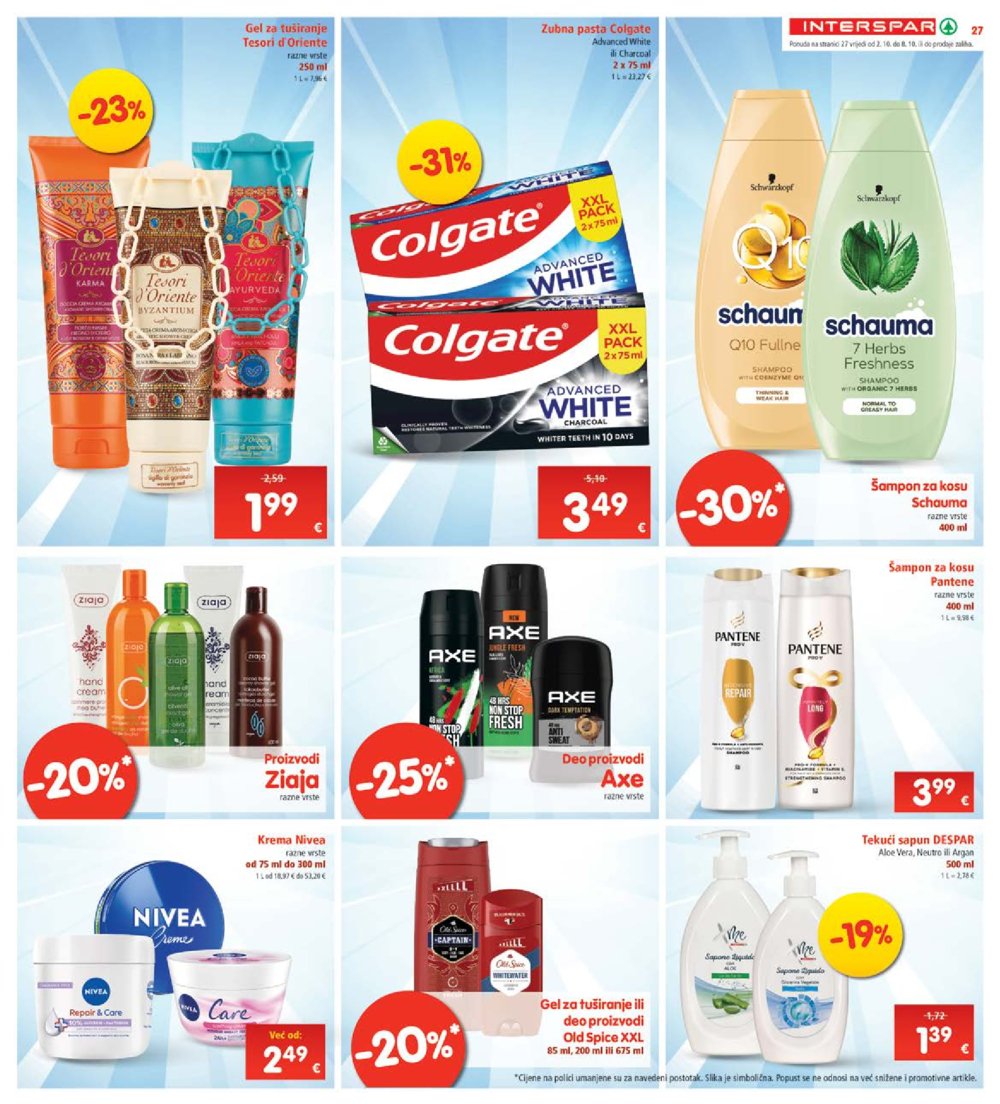 INTERSPAR katalog Akcija 02.10.-08.10.2024.