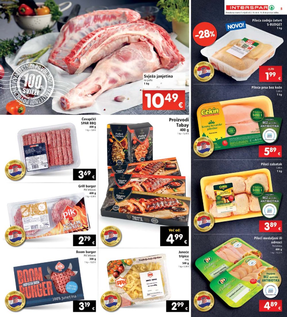 INTERSPAR katalog Akcija 02.10.-08.10.2024.