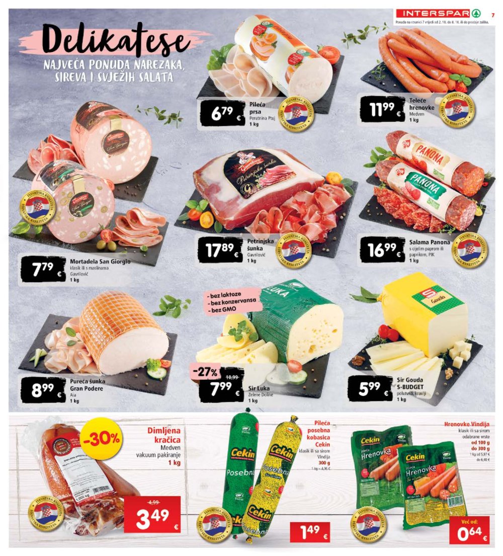 INTERSPAR katalog Akcija 02.10.-08.10.2024.