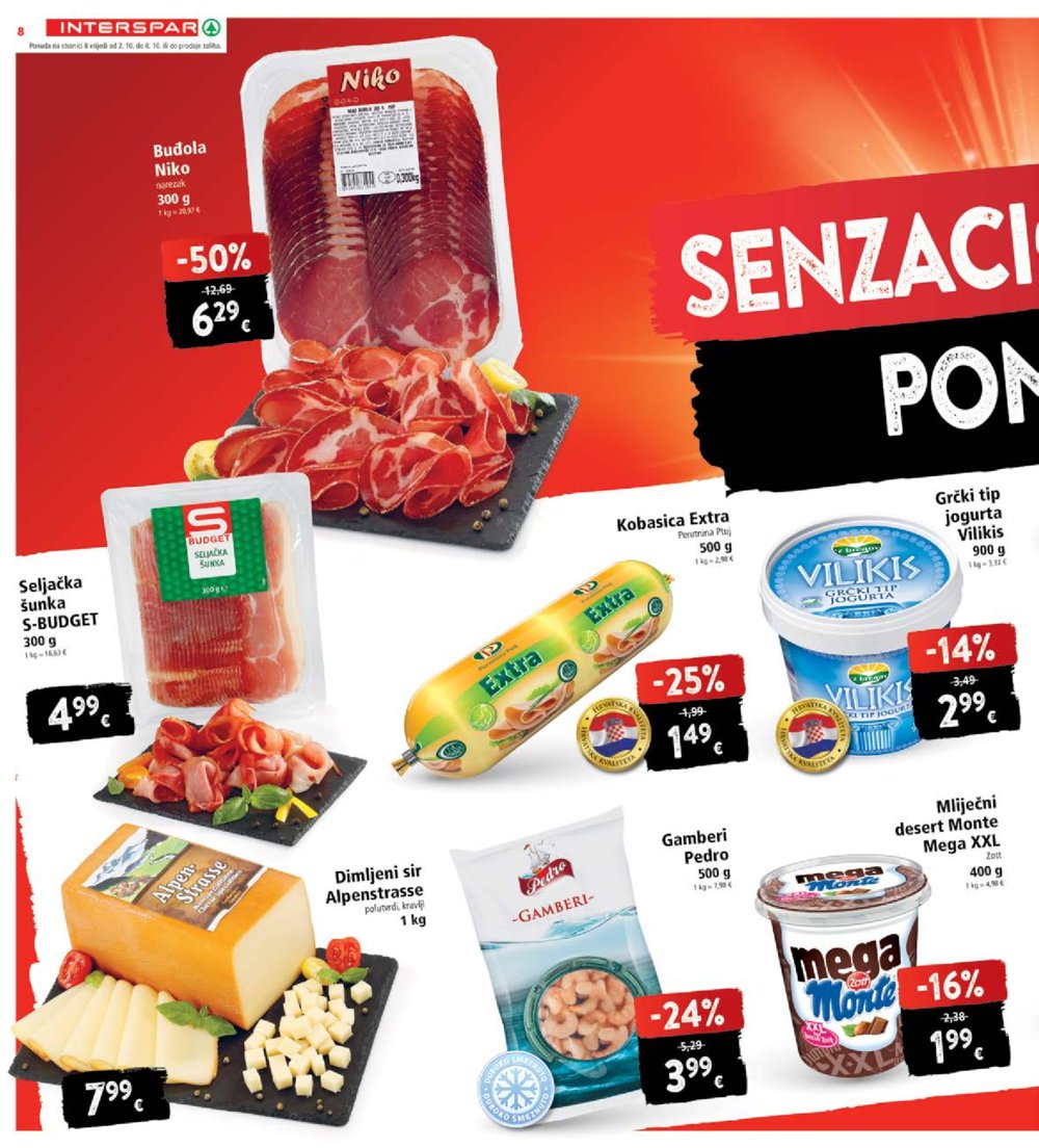 INTERSPAR katalog Akcija 02.10.-08.10.2024.