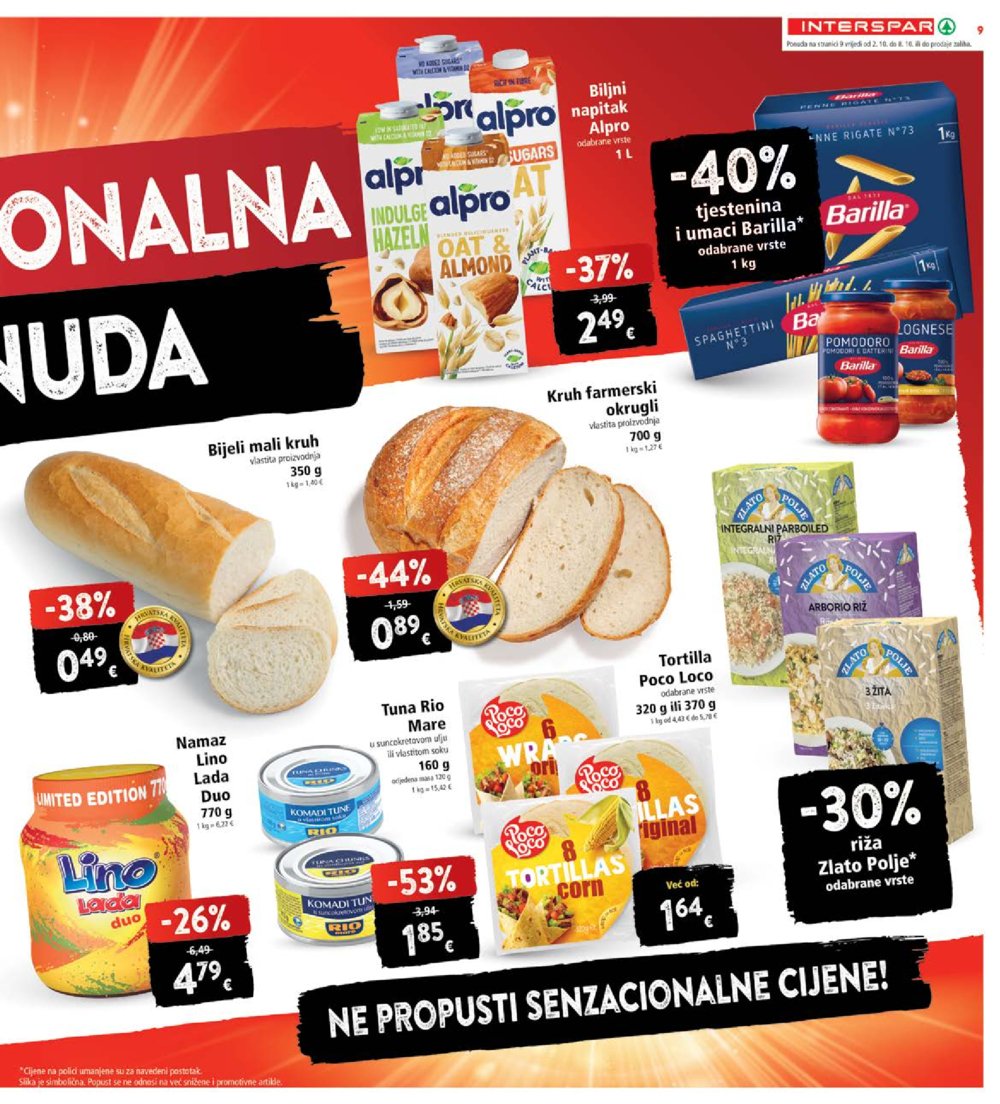 INTERSPAR katalog Akcija 02.10.-08.10.2024.